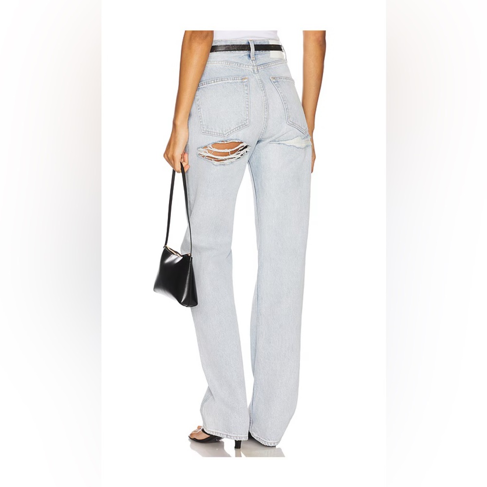 NWT GRLFRND Light Blue Straight Leg Jeans